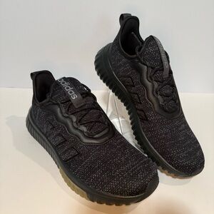 Adidas Black on Black Athletic Shoes